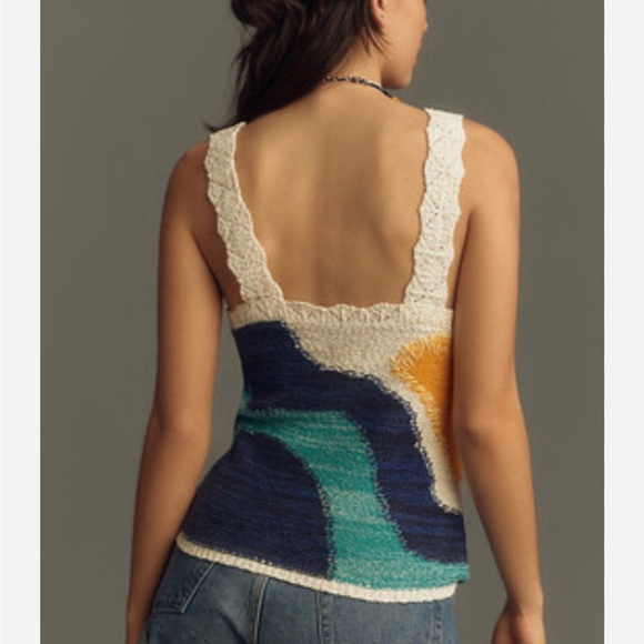 Absolutely stunning Pilcro Multicolor Tank Top - Picture 4 of 9